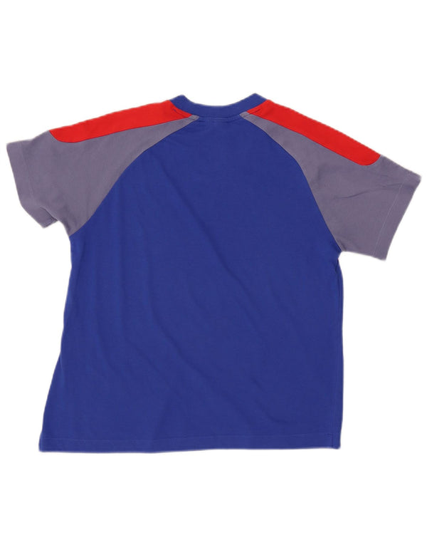 Damska koszulka ADIDAS Primegreen Graphic Top UK 8/10 Small Blue