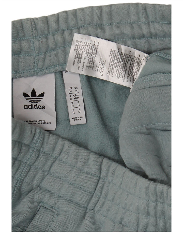 Adidas Męskie spodnie dresowe Joggery Średni niebieski bawełniany