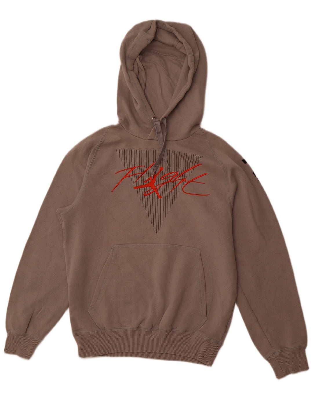 Męski sweter z kapturem i grafiką JORDAN, mały, szary, bawełniany