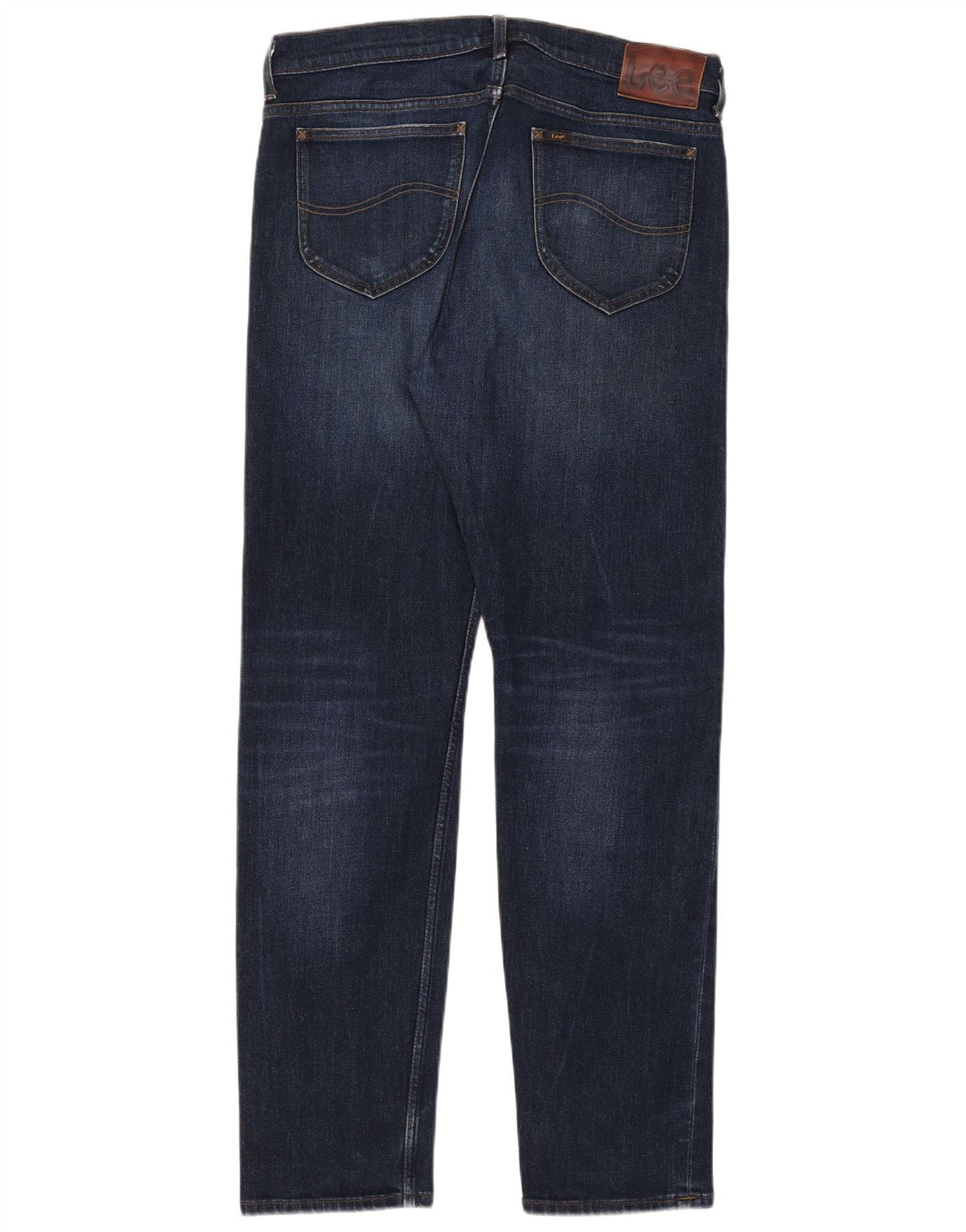 Męskie jeansy Lee Rider Slim W34 L34 Niebieskie bawełniane