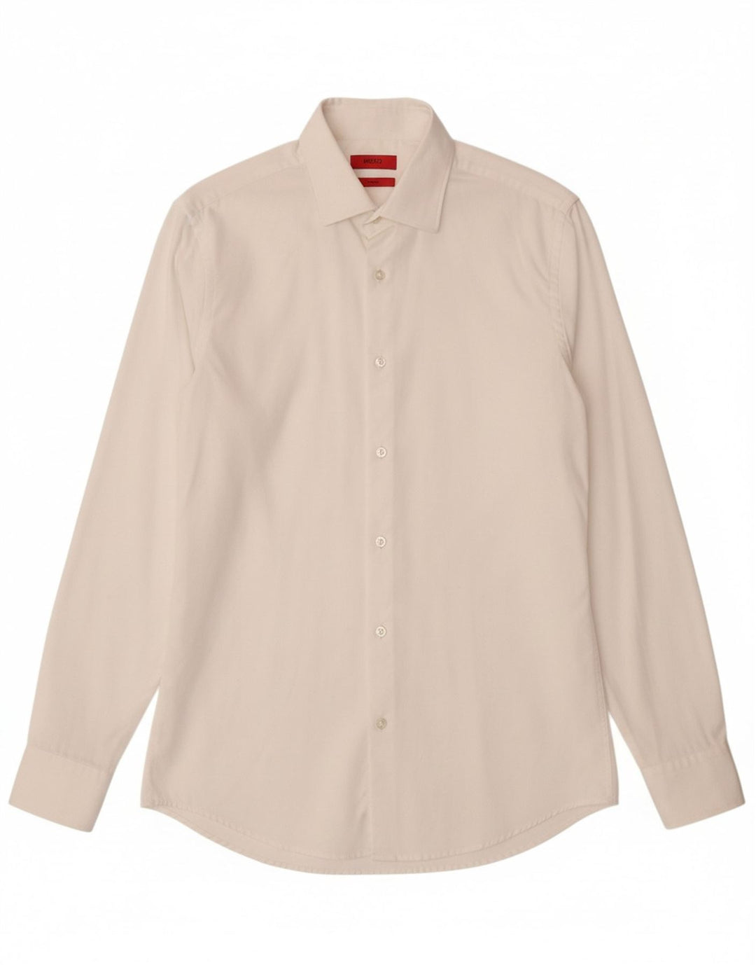 Męska koszula slim fit HUGO BOSS, rozmiar 38 15, średnia biel