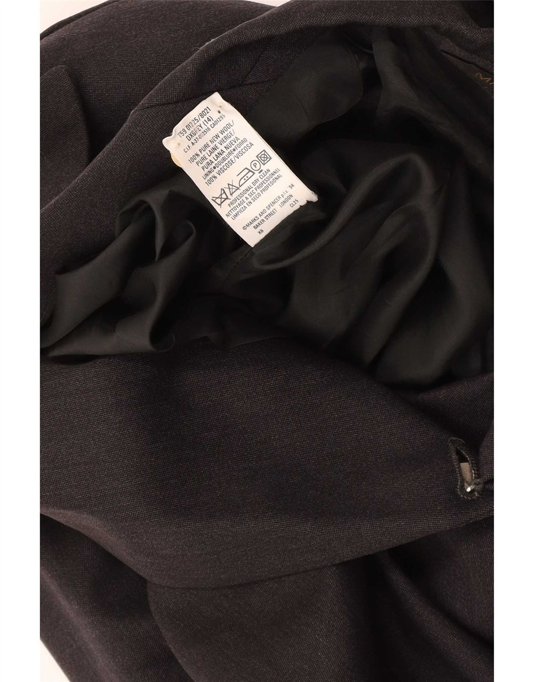Marks & Spencer Damska marynarka St. Michael Blazer UK 14, duża, szara