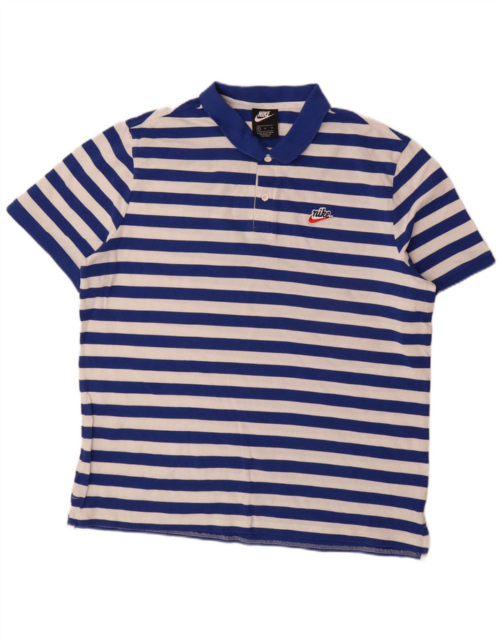 Męska koszulka polo Nike XL, niebieska, bawełniana