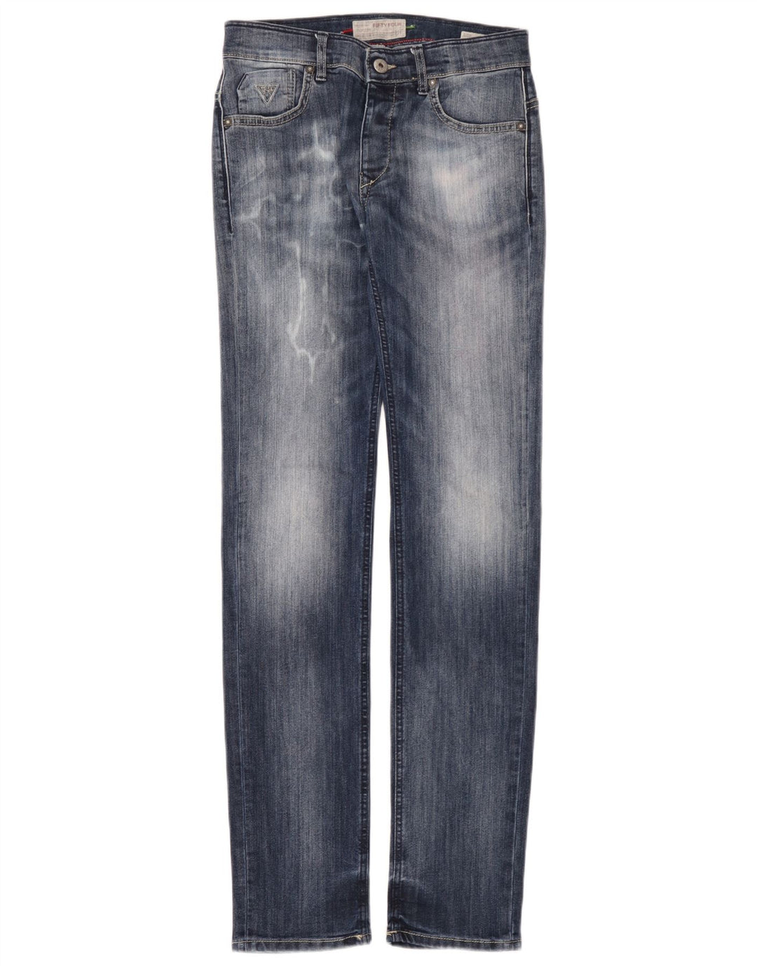 Fifty Four Damskie Dor Slim Jeans W28 L34 Niebieska bawełna