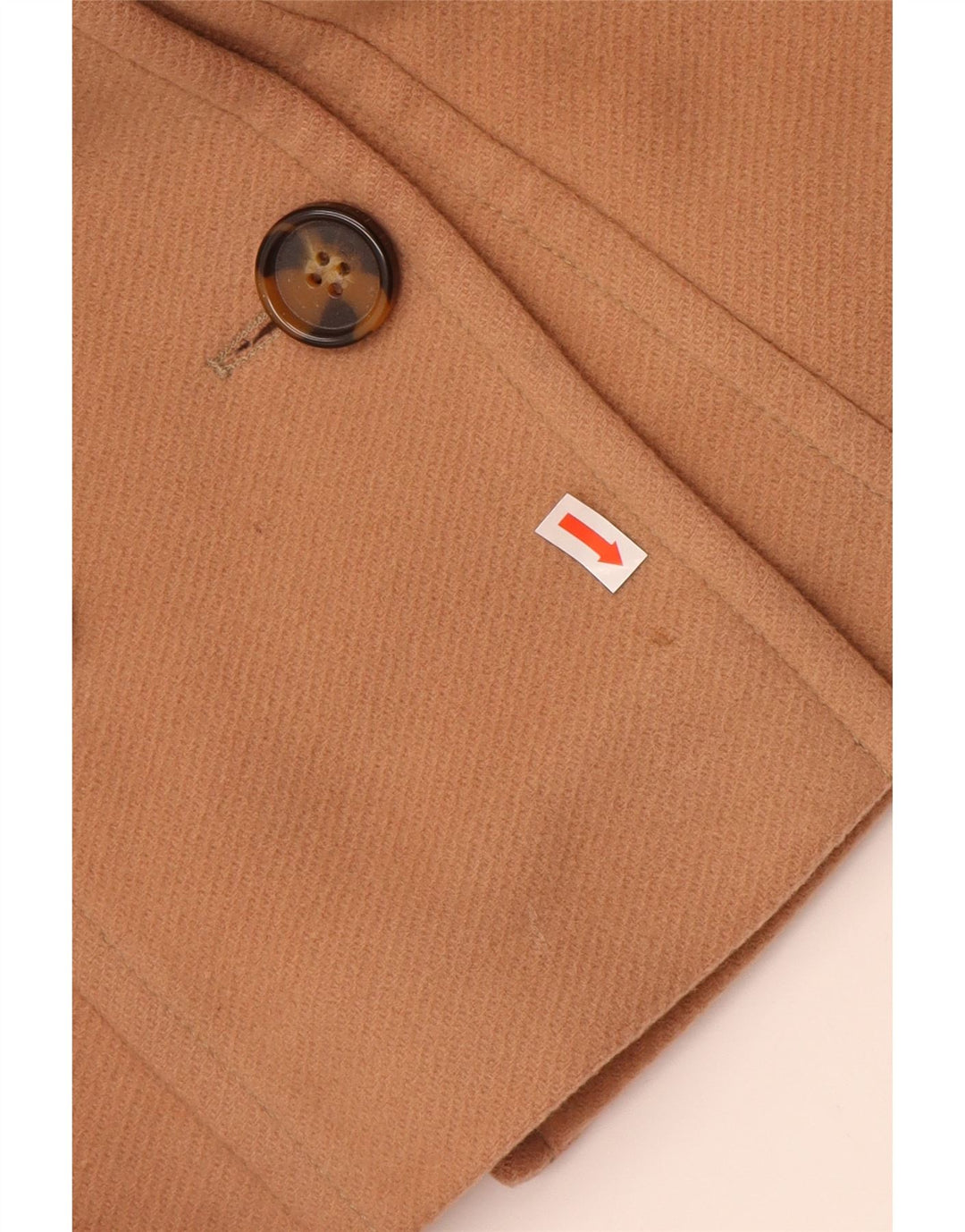 HOBBS Damski płaszcz grochowy UK 8 Small Beżowa wełna