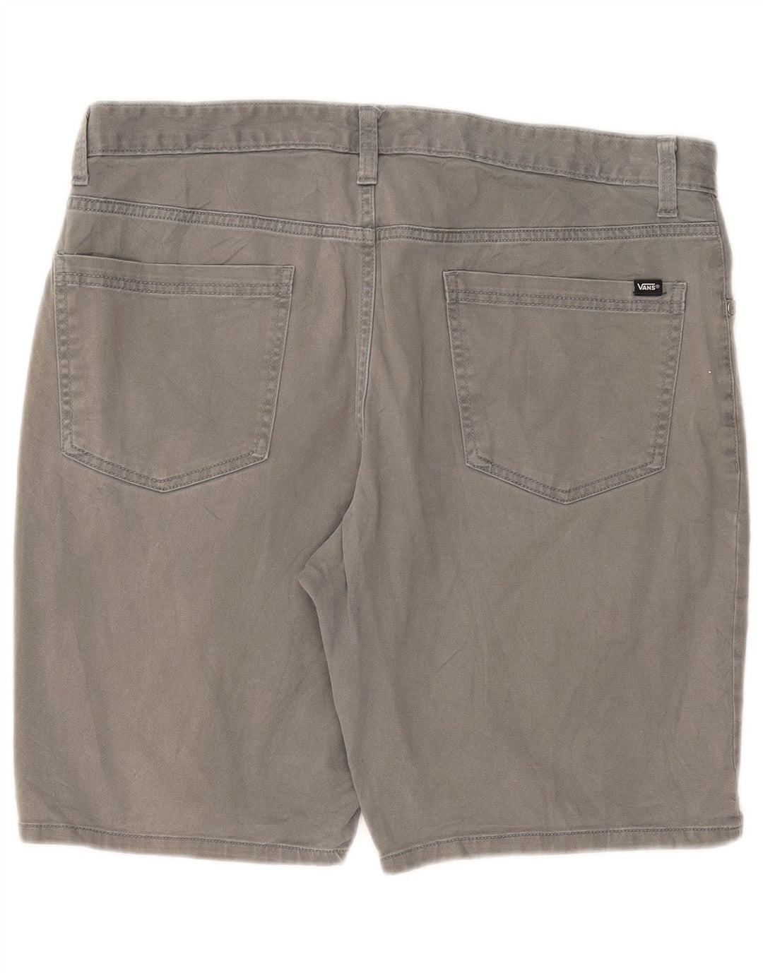 Męskie spodenki codzienne Vans W34, duże, szare, bawełniane