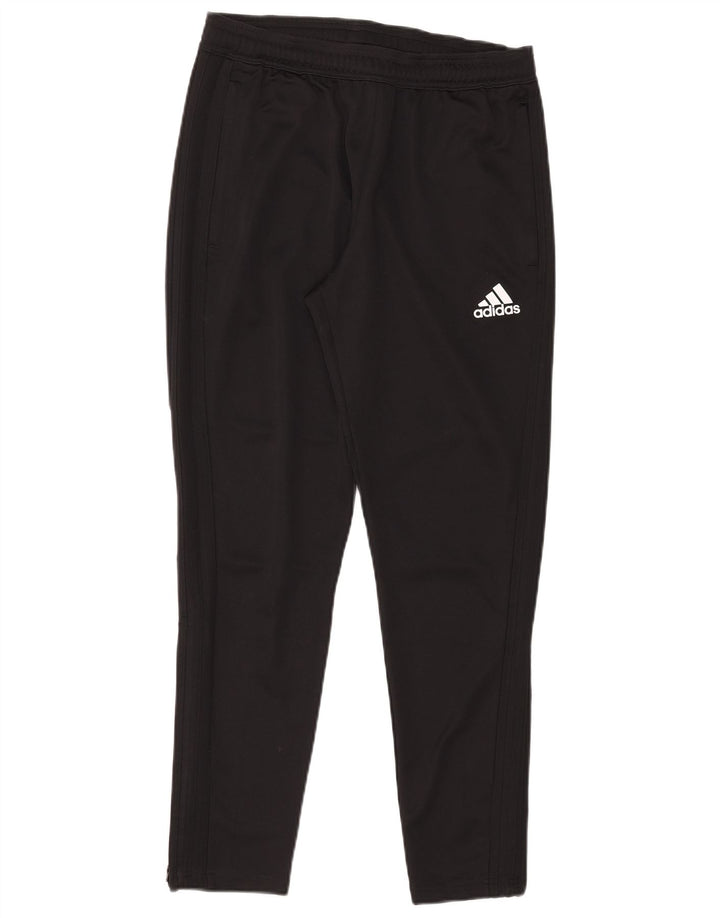 Męskie spodnie dresowe Adidas Climacool, średni czarny poliester