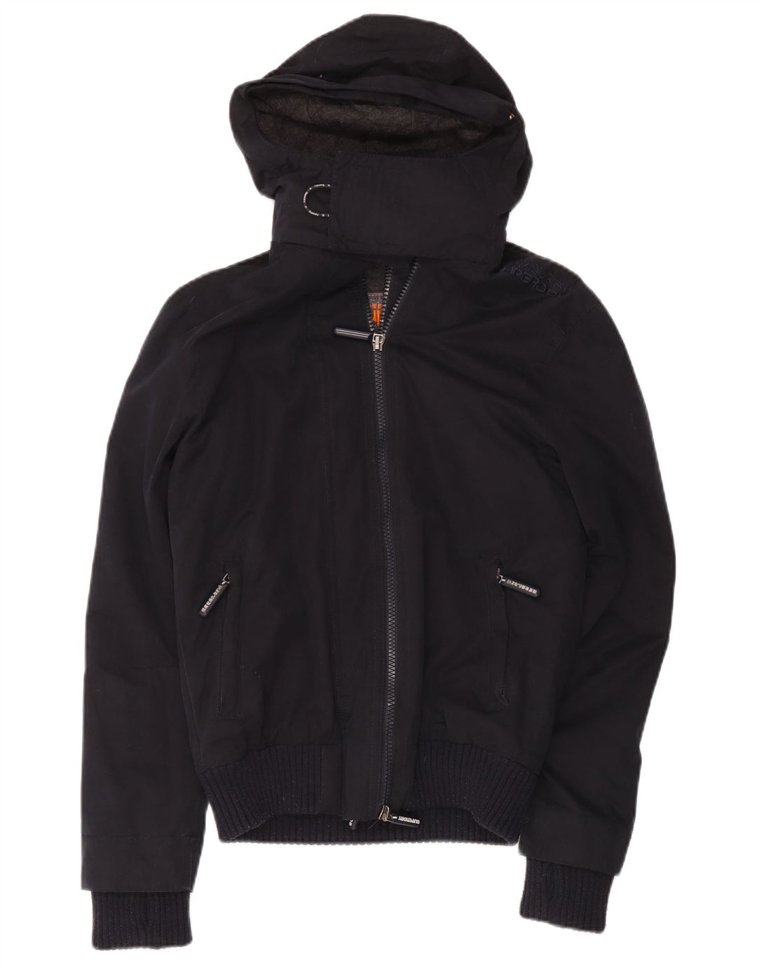 Męska kurtka bomber z kapturem Superdry Windbomber UK 36, mała granatowa