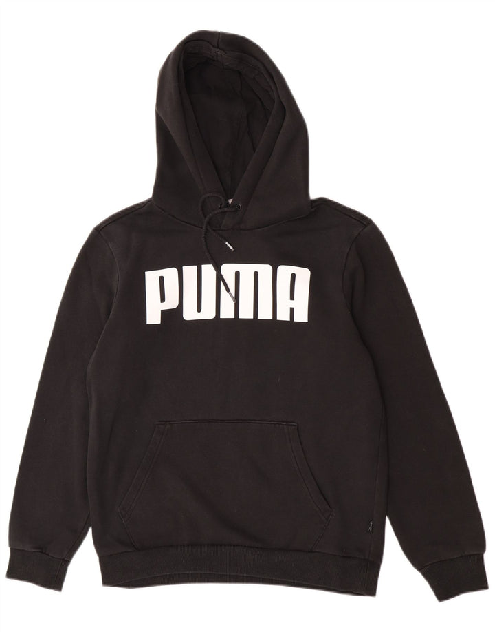 Męska bluza z kapturem Puma z grafiką XS, czarna, bawełniana