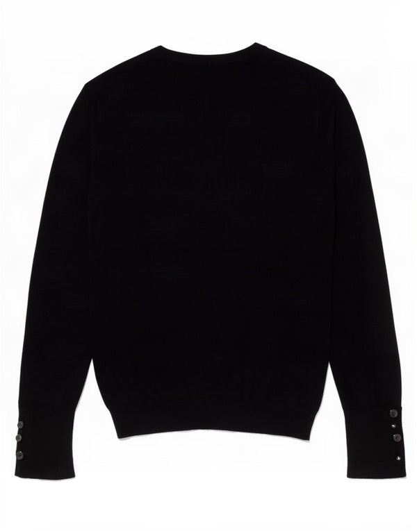 Sweter damski Zara z okrągłym dekoltem UK 18 XL, czarny