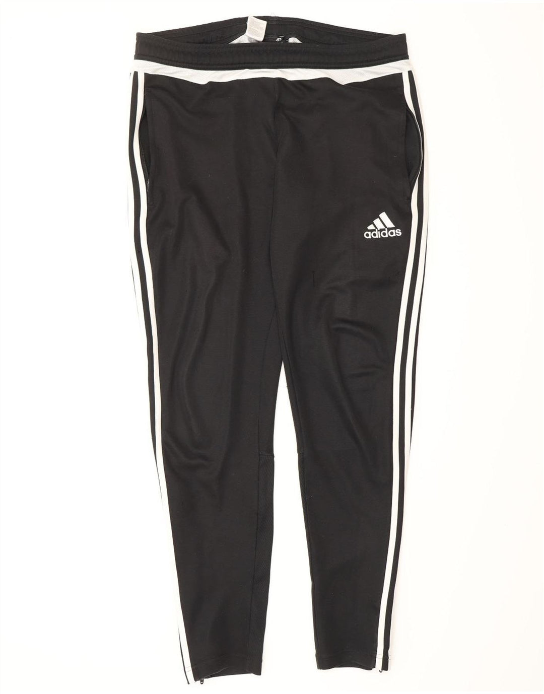 Męskie spodnie dresowe ADIDAS Climalite w kolorze średniej czerni