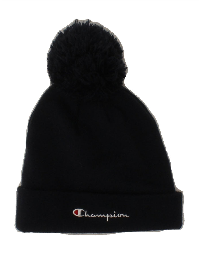 CHAMPION Baby Boys Bobble Hat One Size Navy Blue Acrylic Vintage Champion and Second-Hand Champion from Messina Hembry 
