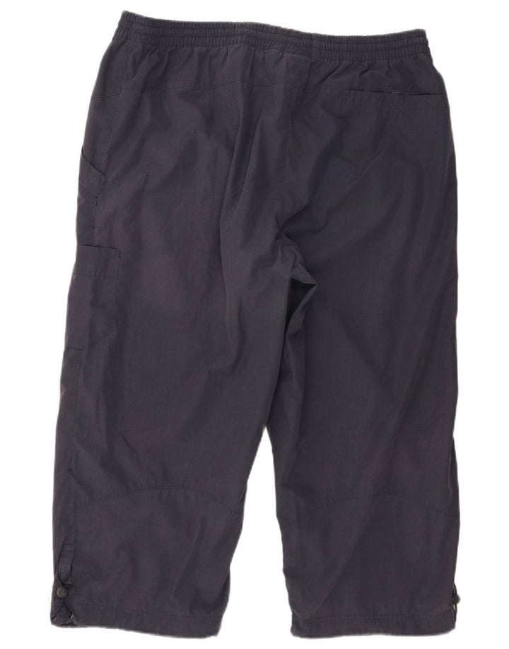 Męskie spodnie dresowe Adidas Capri XL granatowe, poliestrowe