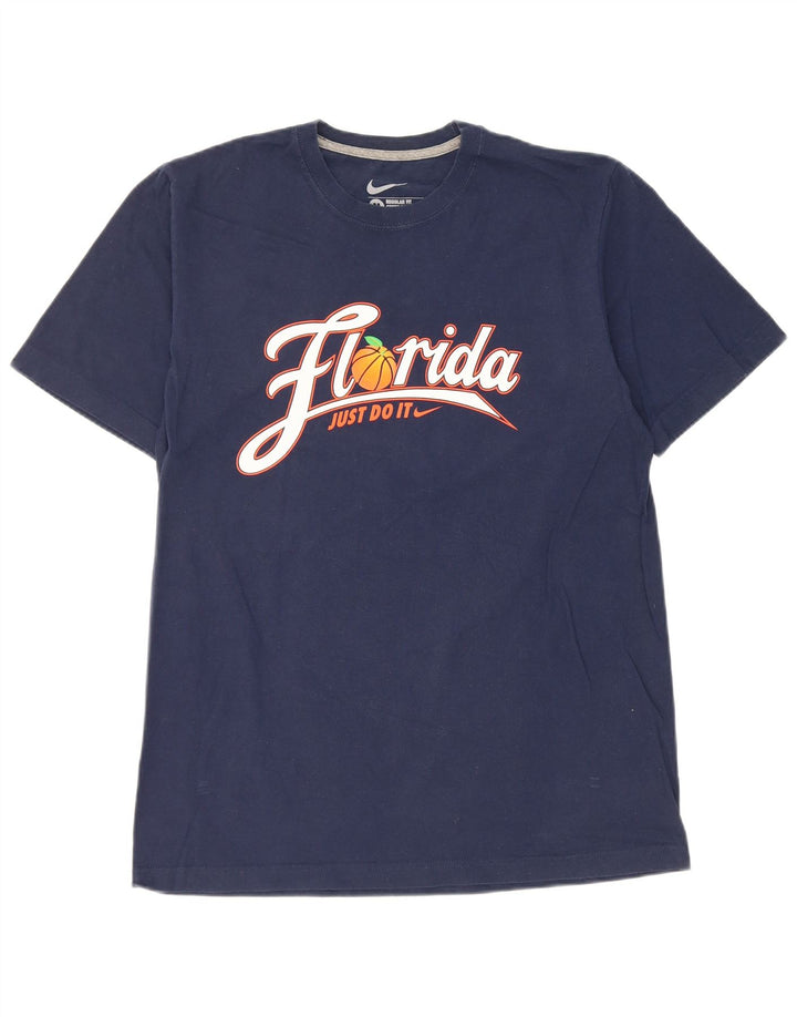 T-shirt męski Nike Florida o regularnym kroju z grafiką, średni granatowy