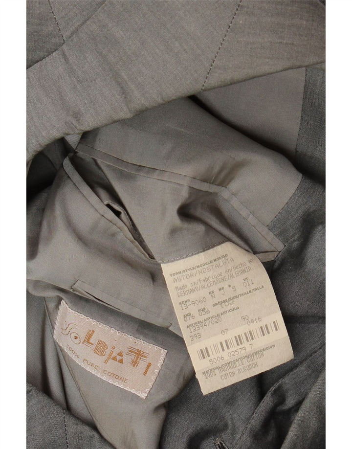 Hugo Boss Męska Marynarka z 3 Guzikami UK 42 XL Szara Bawełna