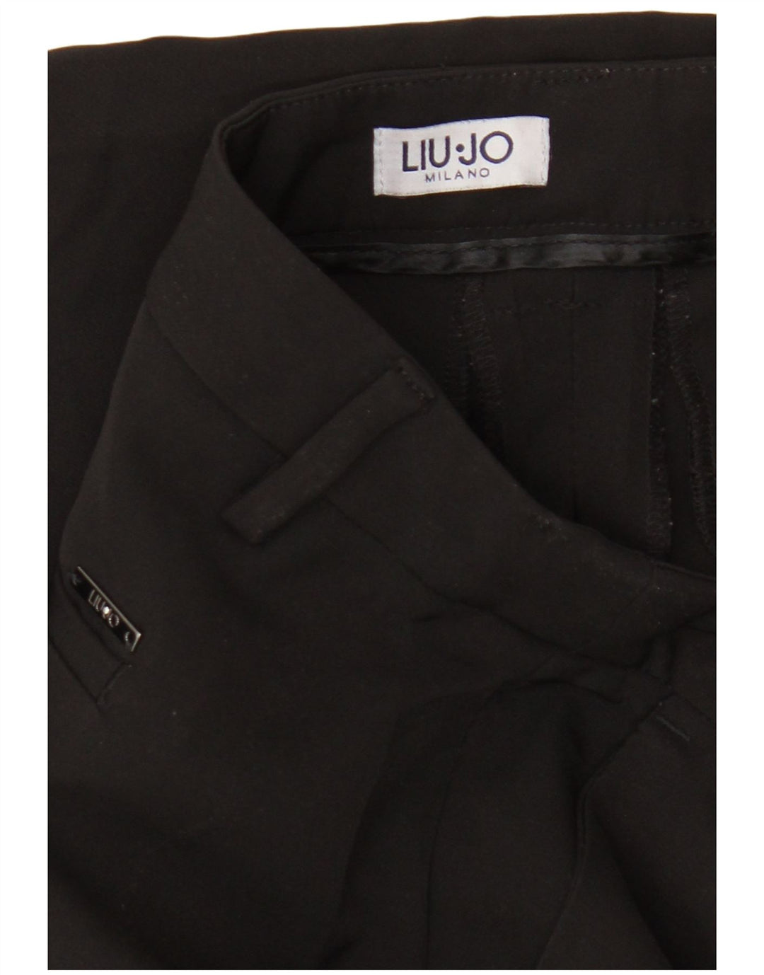 Damskie spodnie typu bootcut Liu Jo W32 L33 czarne