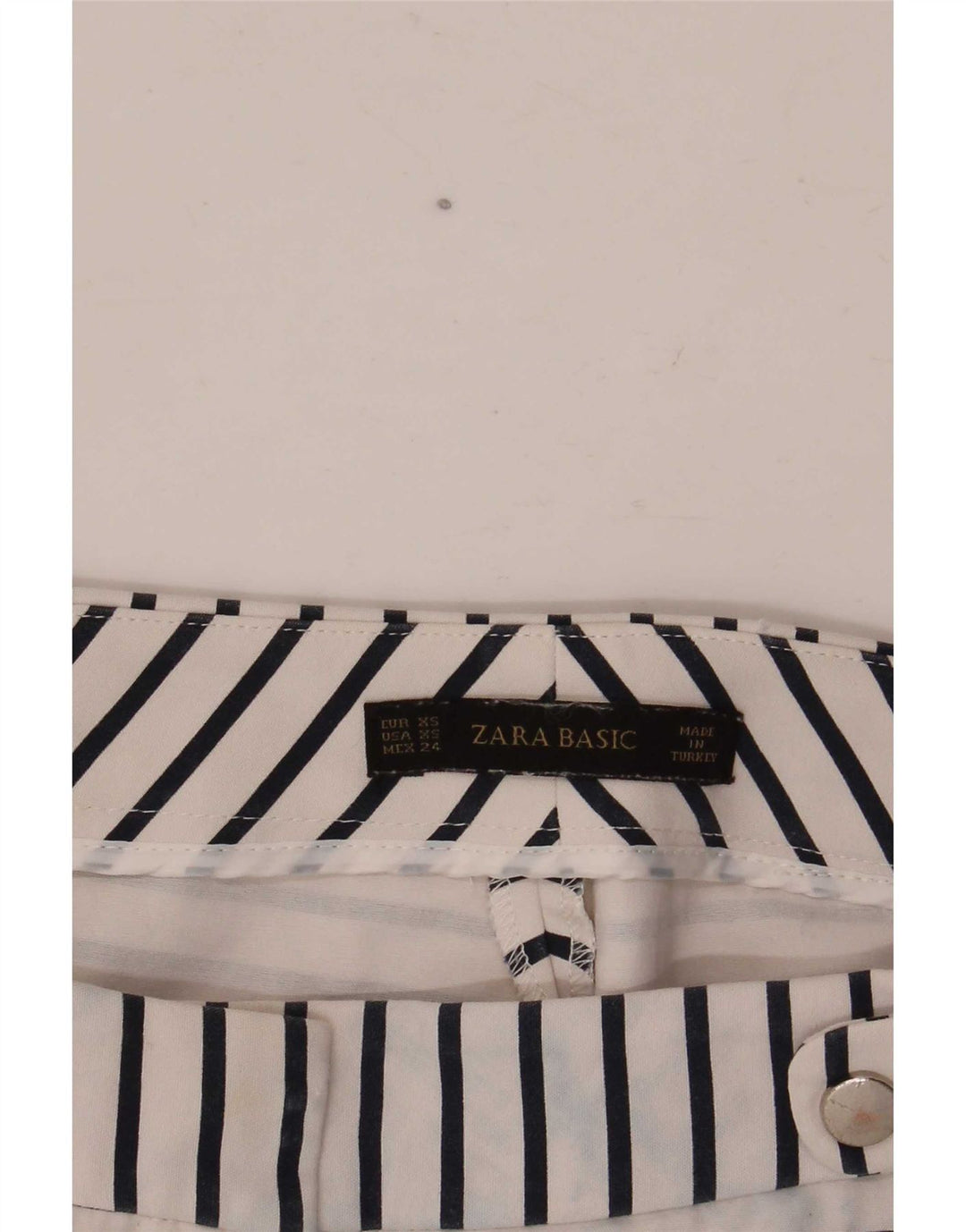 Damskie spodenki na co dzień Zara XS W28 w białe paski