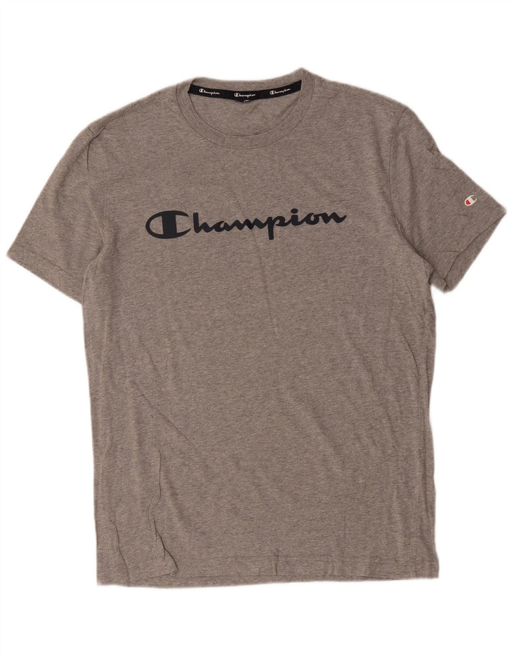 Męski T-shirt Champion z grafiką, średni szary