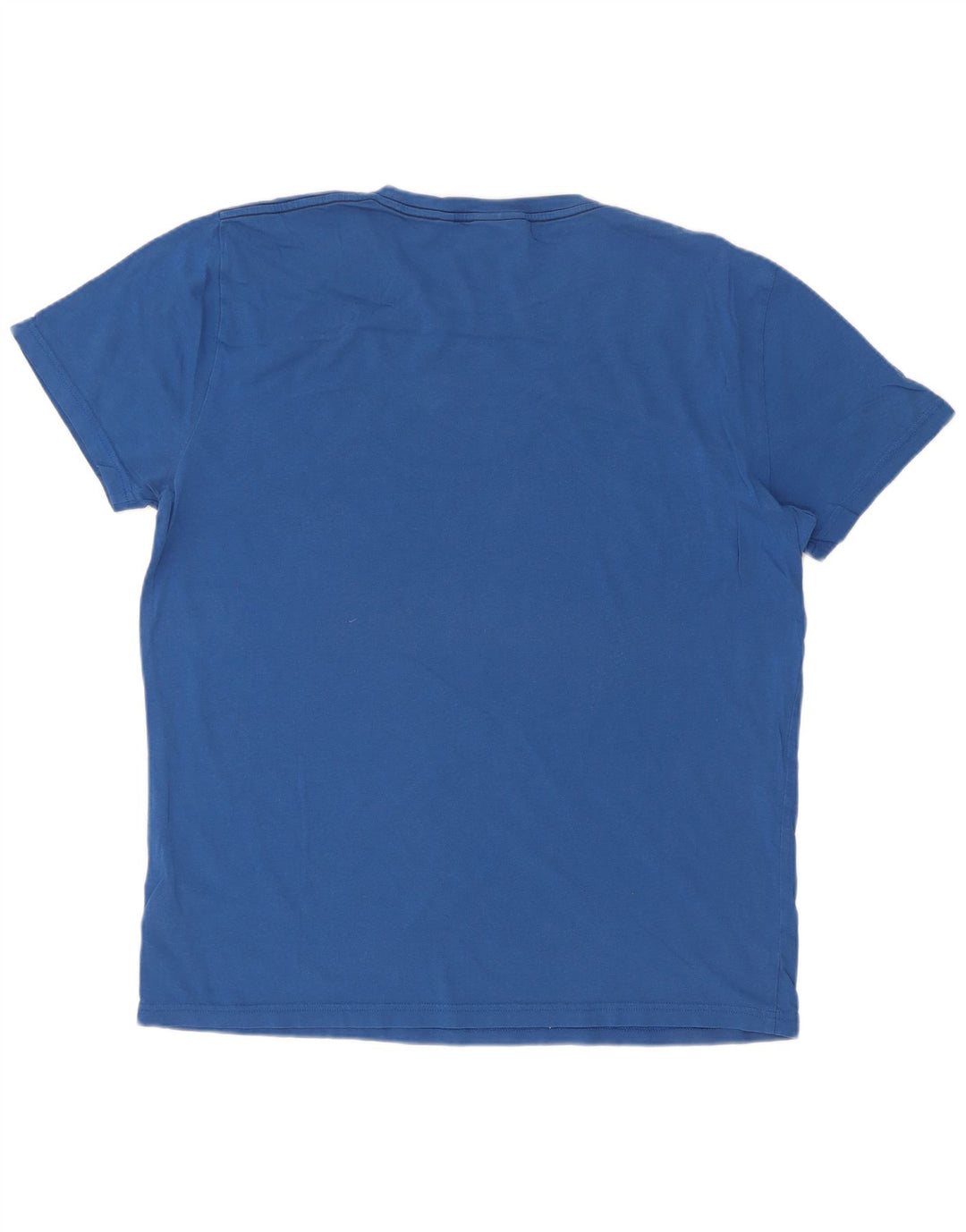 Męski T-shirt z grafiką Gant, duży, niebieski, bawełniany