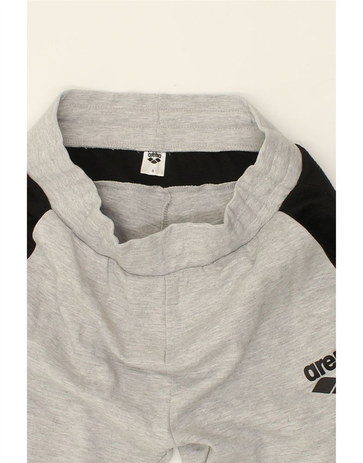 ARENA Mens Tracksuit Trousers Small Grey Colourblock Cotton Vintage Arena and Second-Hand Arena from Messina Hembry 