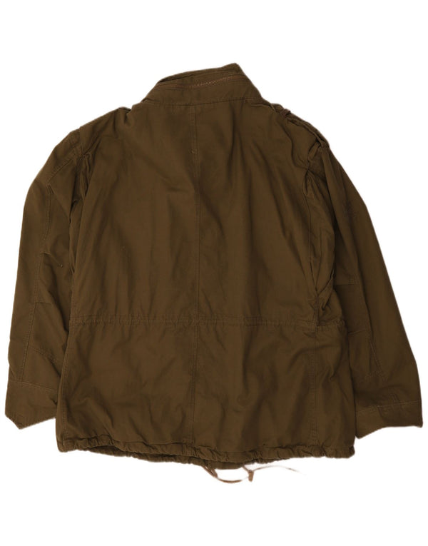 Brandit Męska kurtka wojskowa UK 48 4XL, bawełniana khaki