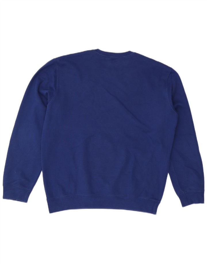 Męska bluza z grafiką Champion XL, niebieska, bawełniana