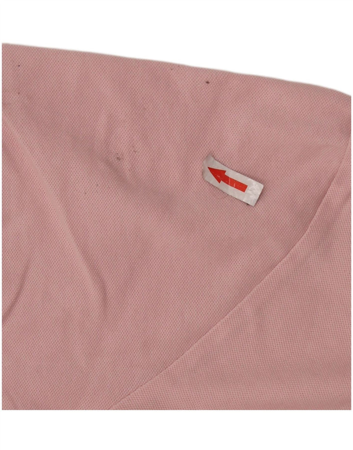 Męska koszulka polo GANT, średnia, różowa, bawełniana