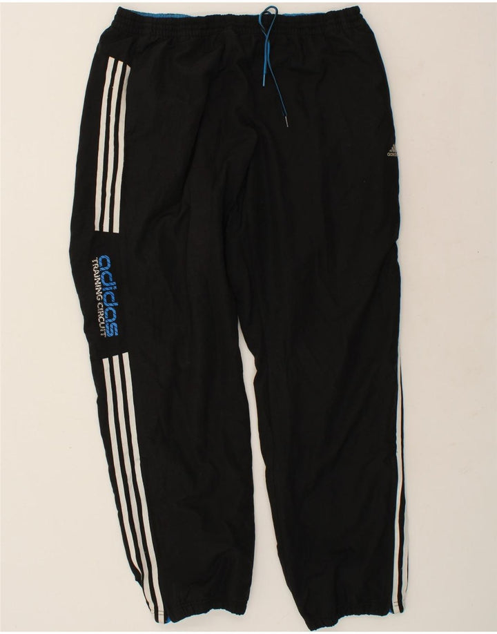 Męskie spodnie dresowe ADIDAS z grafiką, 2XL, czarny poliester