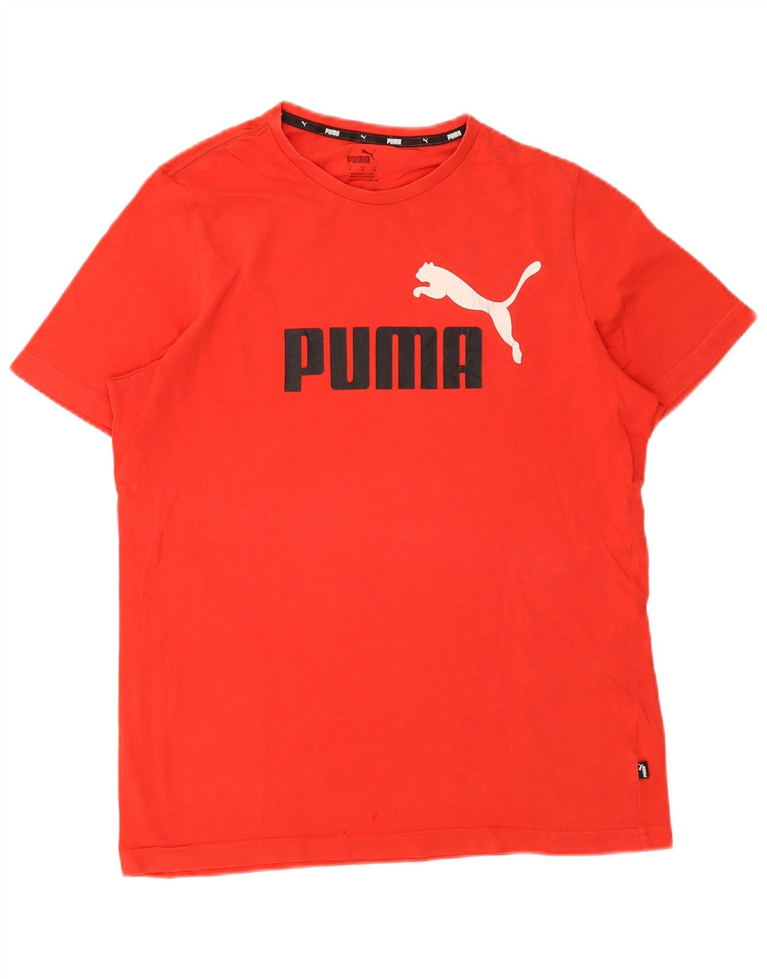 Męski T-shirt z grafiką Puma, średni czerwony