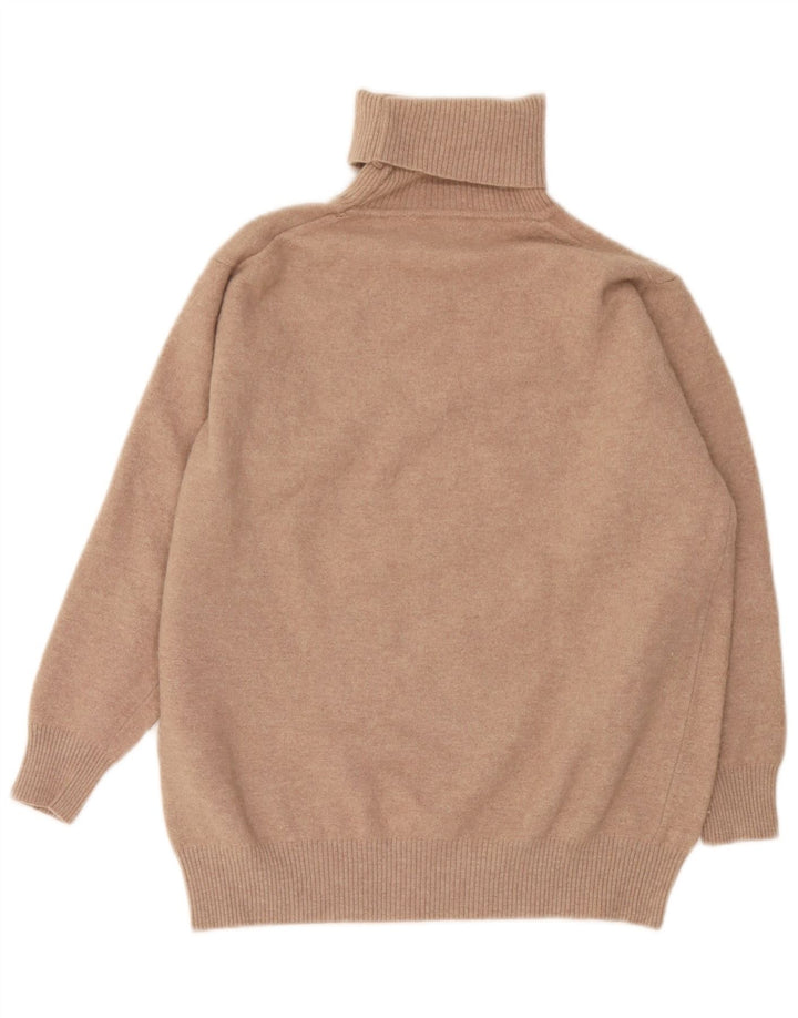 Sweter damski Max Mara Weekend z wywijanym dekoltem UK 12 średni beż