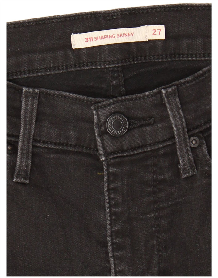 Damskie jeansy LEVI'S 311 Shaping W27 L26 Black