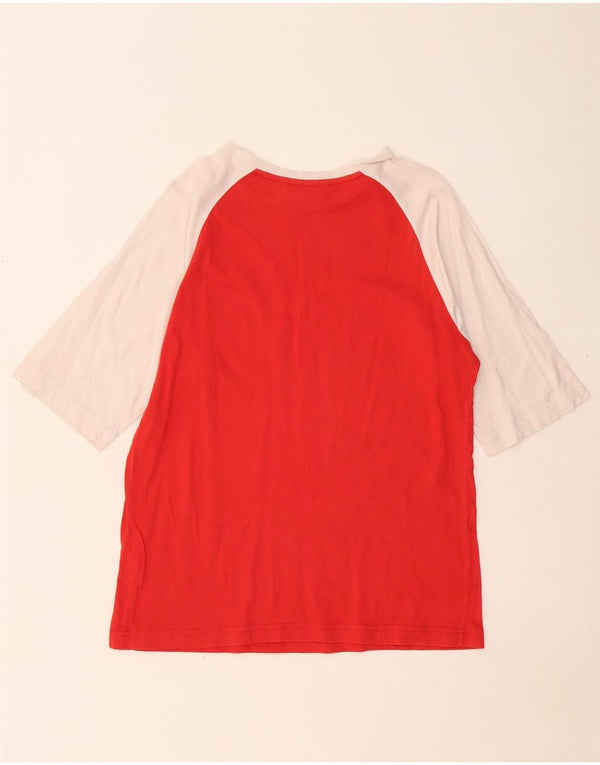 Chłopięcy T-shirt z grafiką PUMA, 15-16 lat, czerwony, blok kolorów