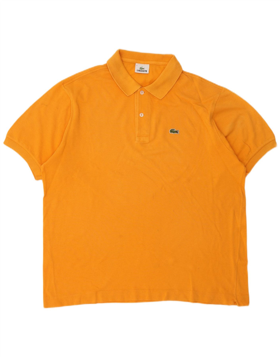 Męska koszulka polo Lacoste, rozmiar 6, XL, pomarańczowa, bawełniana