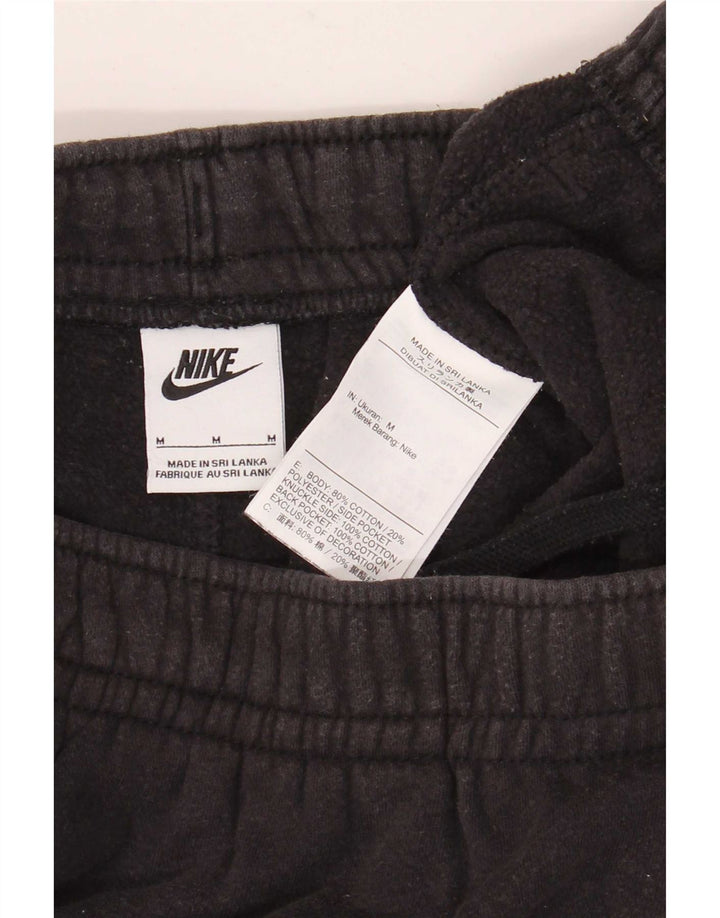 Męskie spodnie dresowe Nike, joggery, średnia czarna bawełna