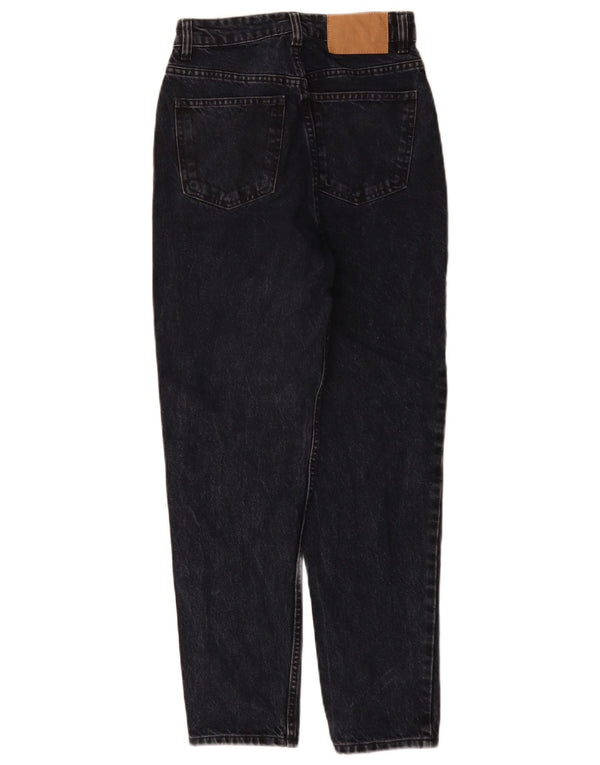 Damskie jeansy z wysokim stanem Zara EU 34 2XS W24 L28 Granatowa bawełna