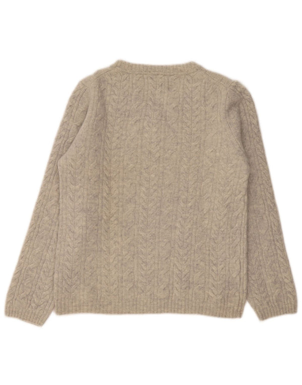 Damski sweter Tommy Hilfiger z dekoltem w łódkę, UK 18 XL, szara wełna