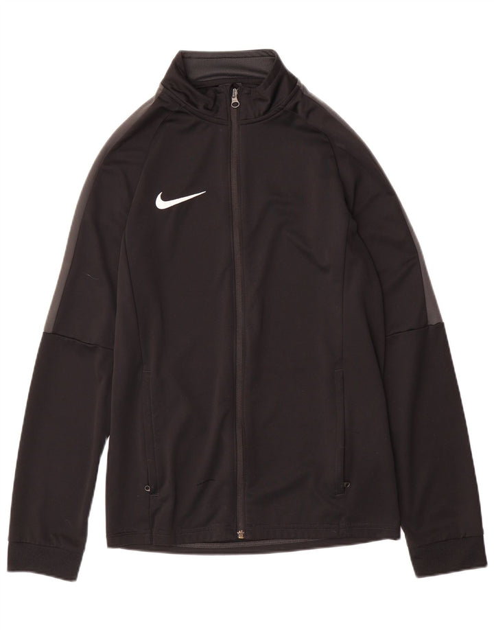 Męska kurtka dresowa Nike Dri Fit, mała, czarna, poliestrowa