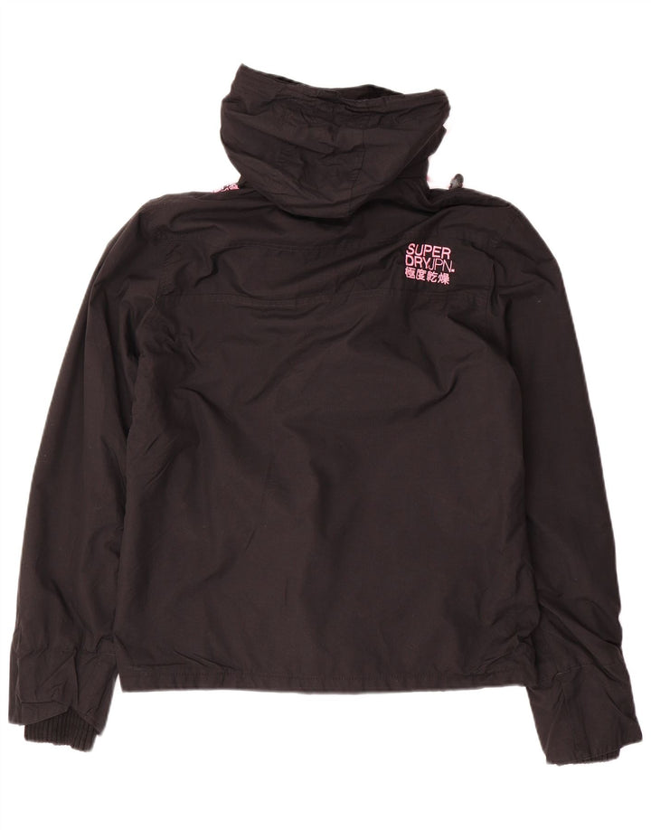 SUPERDRY Damska kurtka wiatrówka The Windcheater UK 16, duża czarna