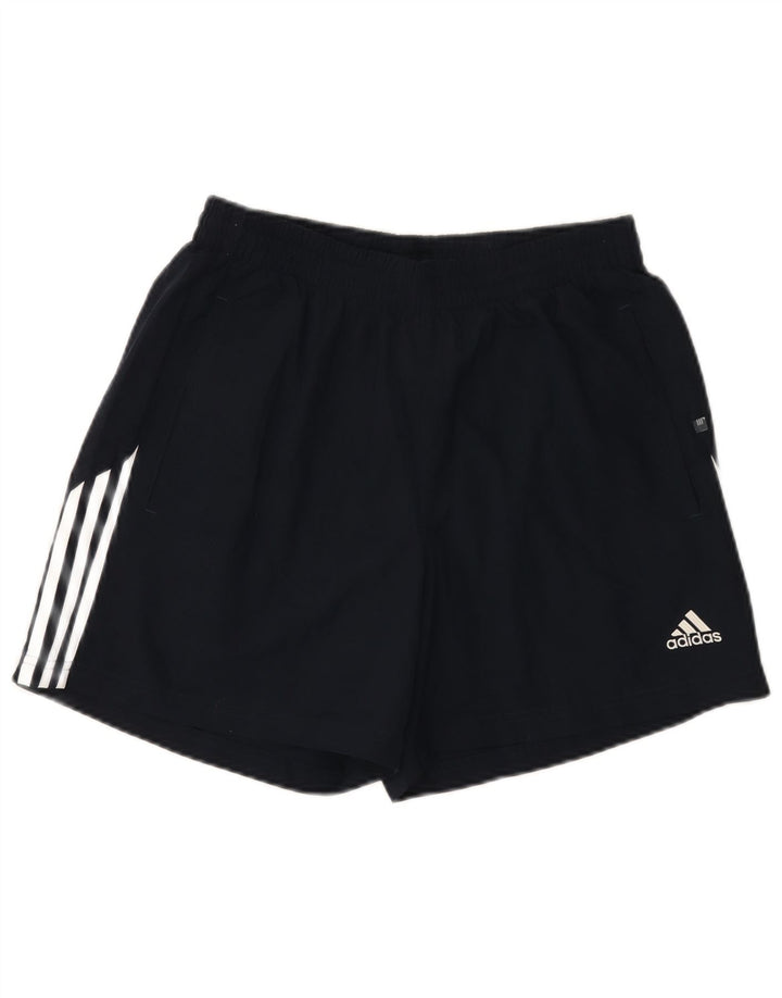 Męskie spodenki sportowe Adidas, średni granatowy poliester