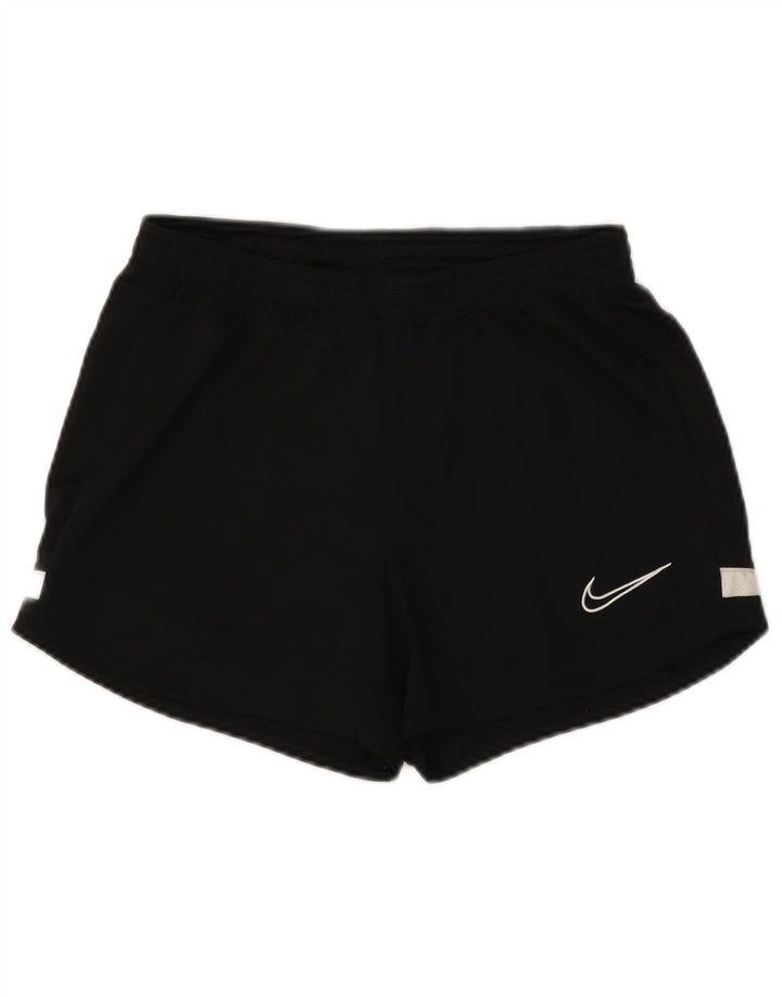 Damskie spodenki sportowe Nike UK 8, mały czarny, poliester z blokami kolorów