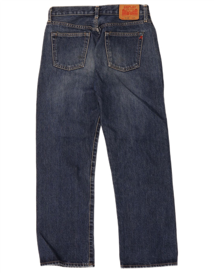Męskie proste dżinsy Levi's W27 L27 Niebieskie bawełniane