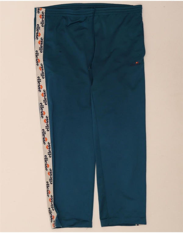 Męskie spodnie dresowe Ellesse z grafiką XL, niebieski, poliester z blokami kolorów