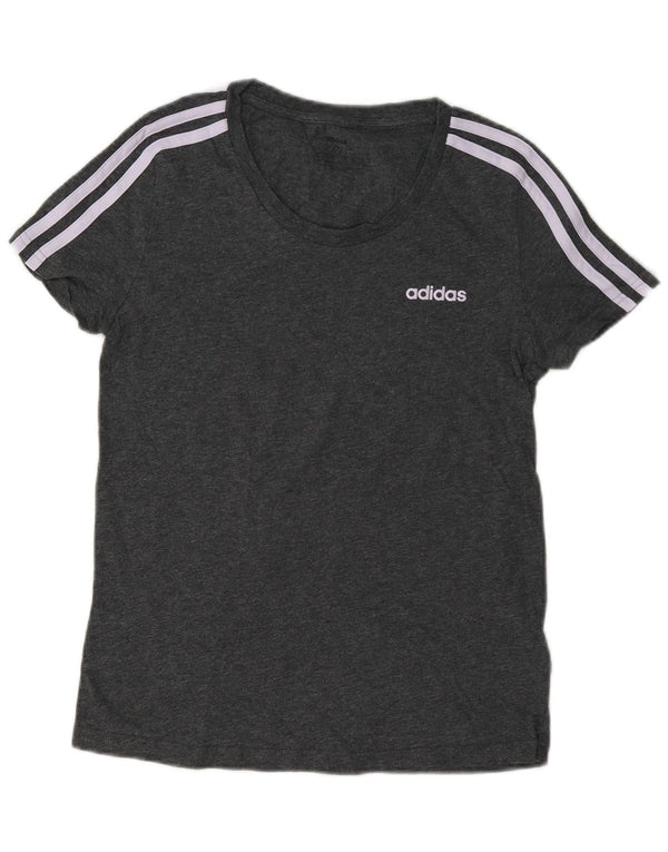 Damska koszulka Adidas Top UK 8/10 Mała szara bawełna