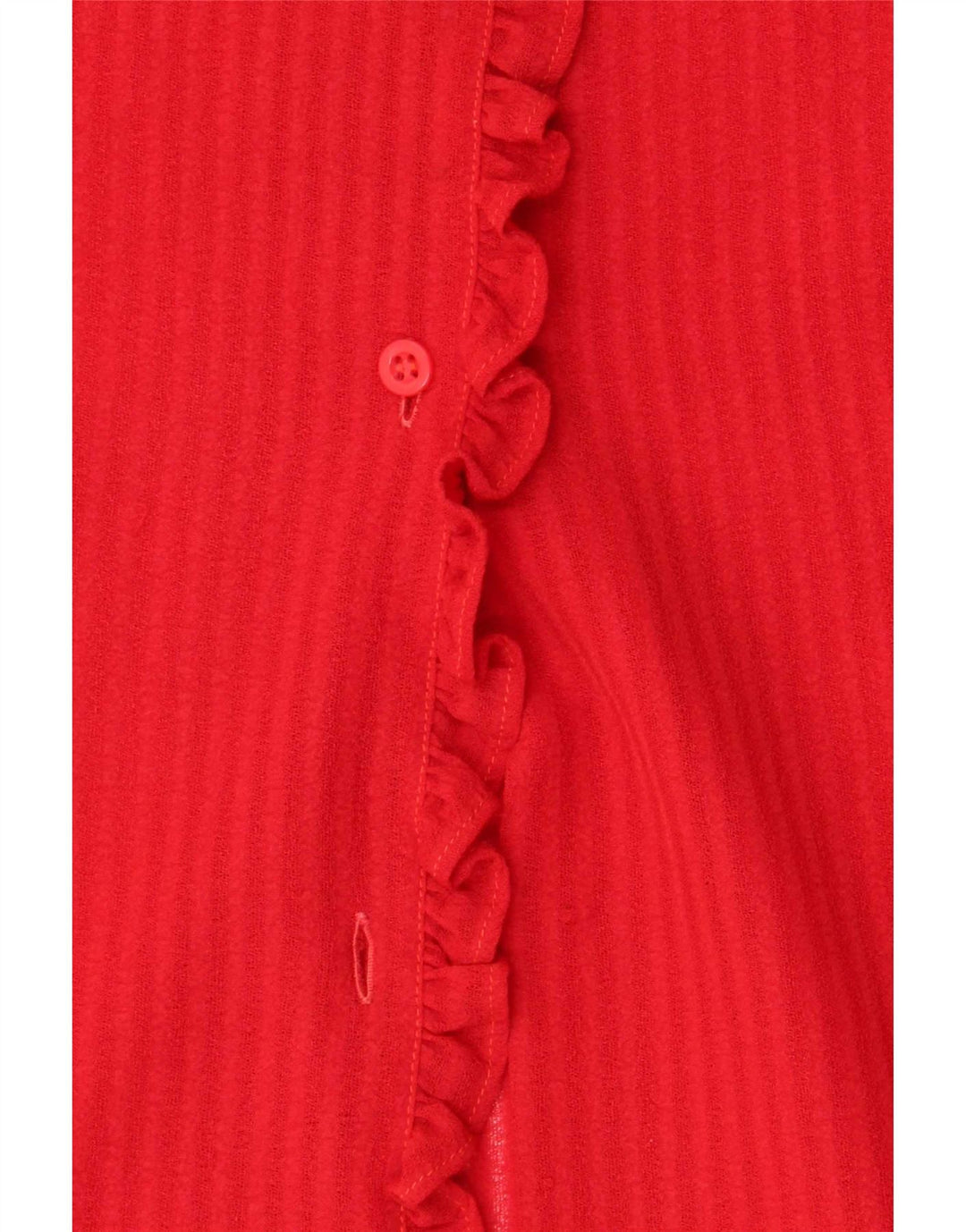 Damska bluzka koszulowa w stylu vintage UK 14 w średnie czerwone paski