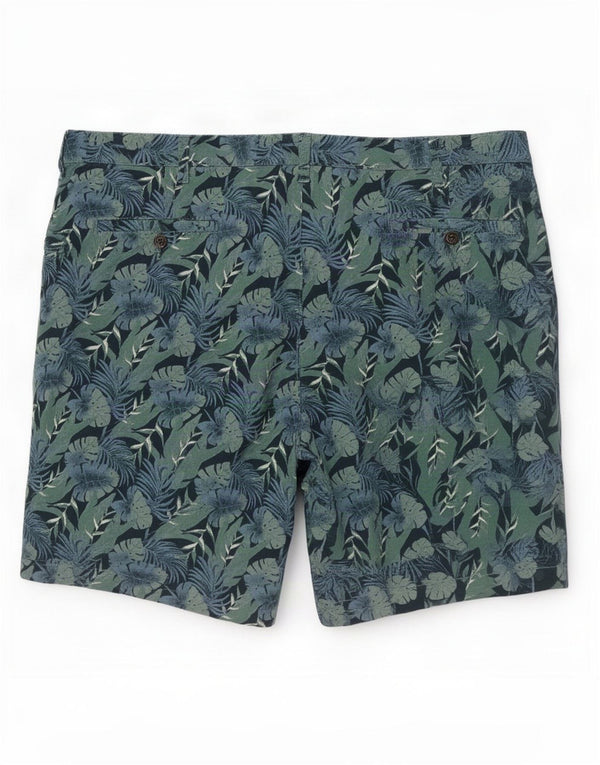 Męskie spodenki chino Dockers 2XL W44 Hawajskie niebieskie kwiatowe bawełniane spodenki
