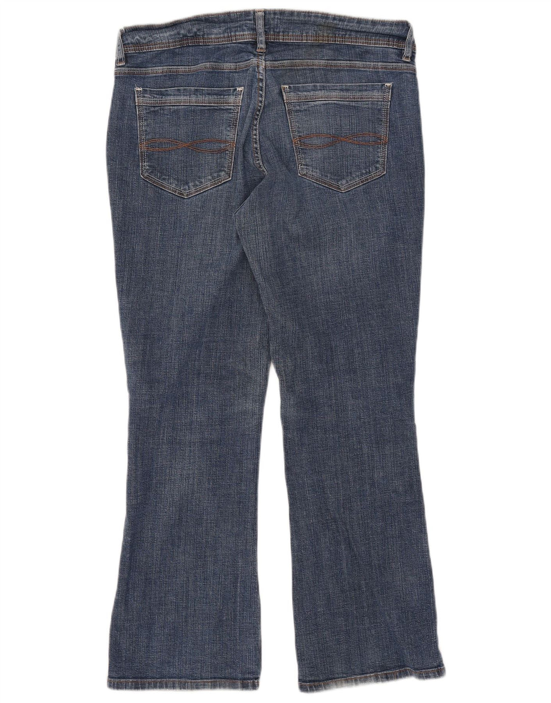 Damskie jeansy Lee Riders Bootcut US 12, duże, W33 L27, niebieska bawełna