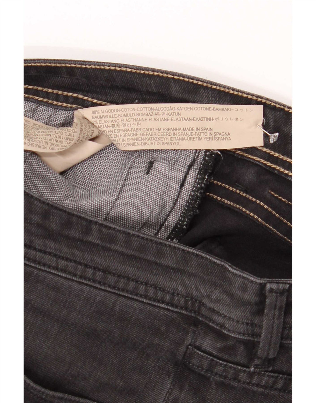 Jeansy męskie Massimo Dutti EU 42 Large W32 L30 Szara bawełna