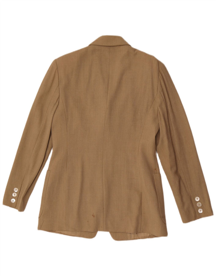 Damska marynarka Laura Biagiotti Riposte zapinana na 1 guzik IT 42 Średni Beż