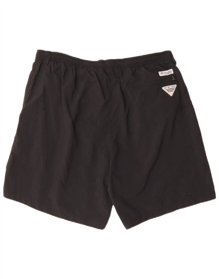 Męskie spodenki sportowe COLUMBIA Omni-Shade Graphic XL, czarny poliester