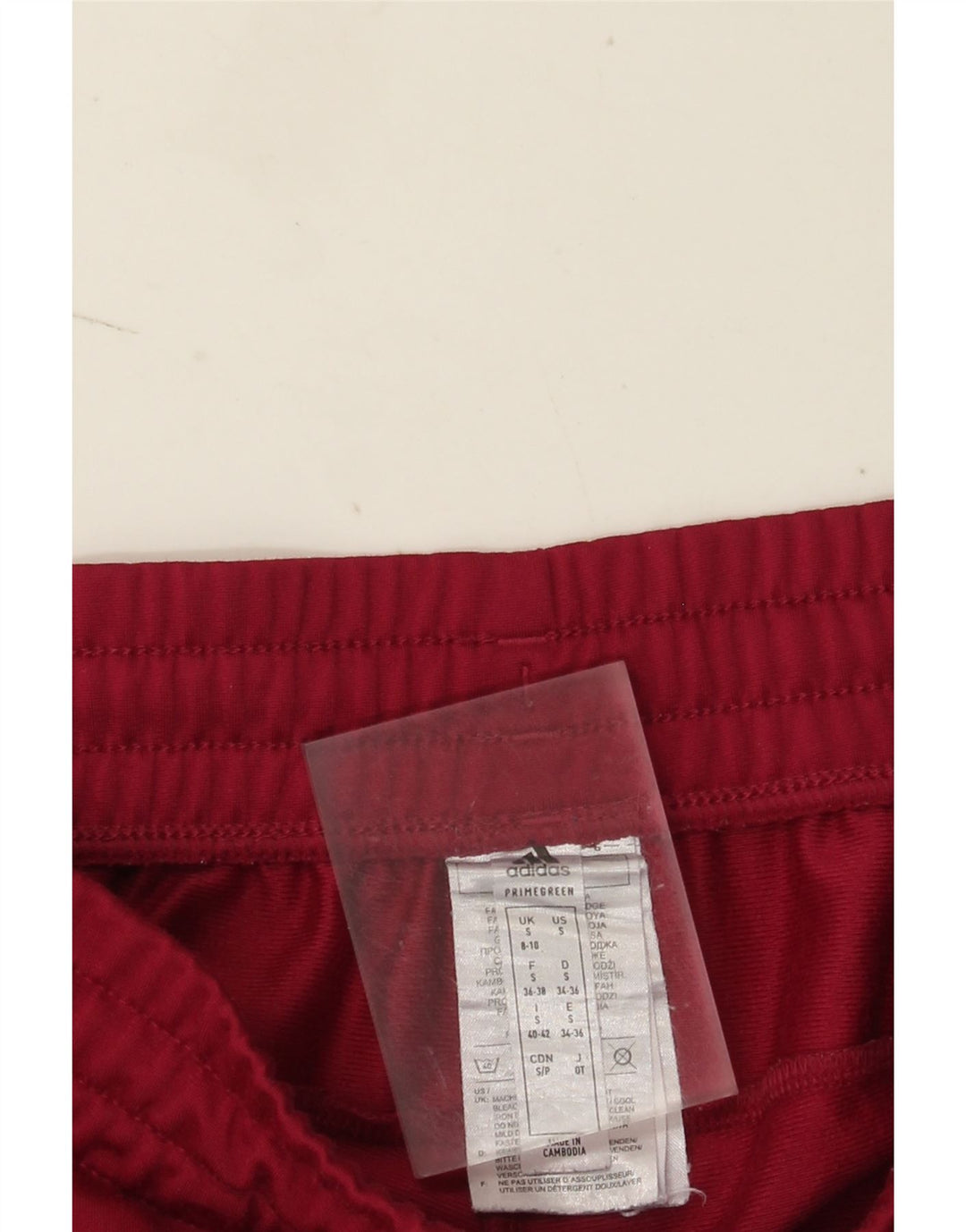 Damskie spodnie dresowe Adidas UK 8/10 Mały bordowy poliester